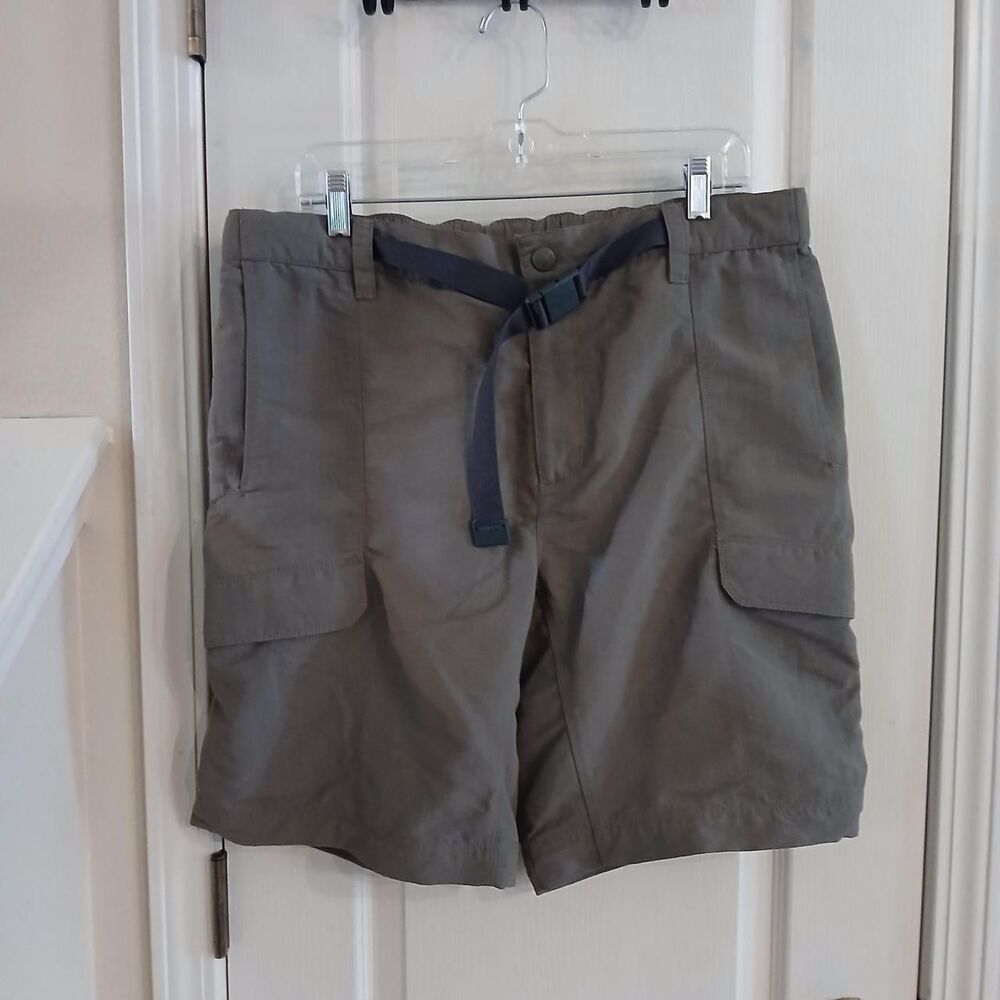 The North Face Gray Belted Cargo Hiking Trail Shorts Men's L Gorpcore Utility